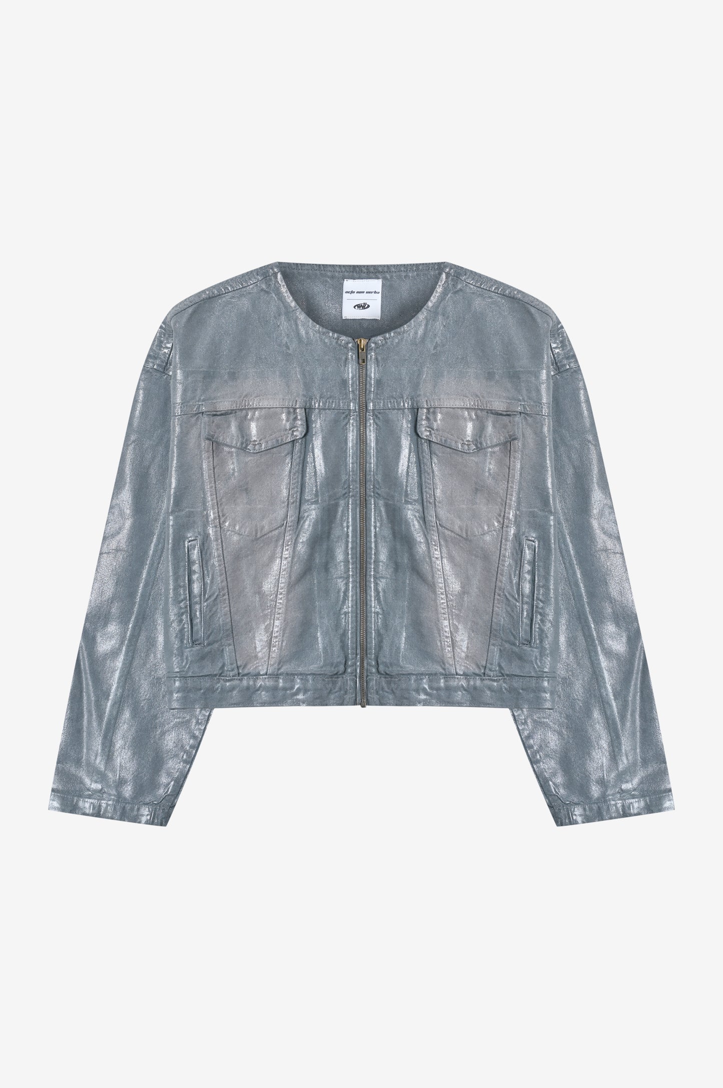 Waxed Denim Jacket Blue