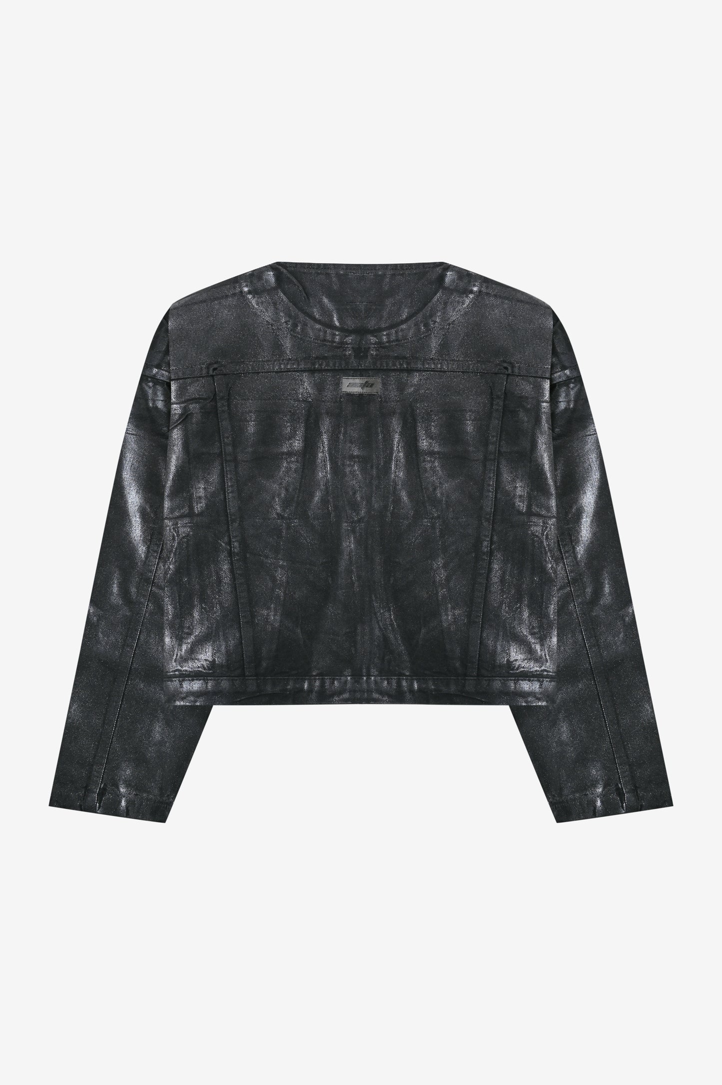 Waxed Denim Jacket Black